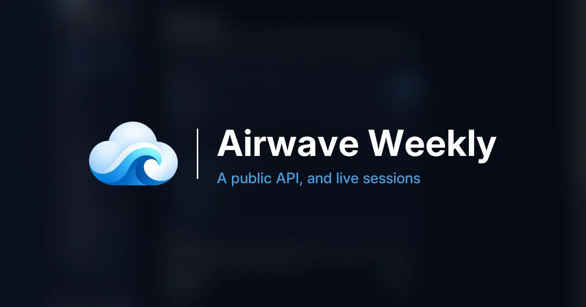 Airwave Weekly (2 October 2026)
